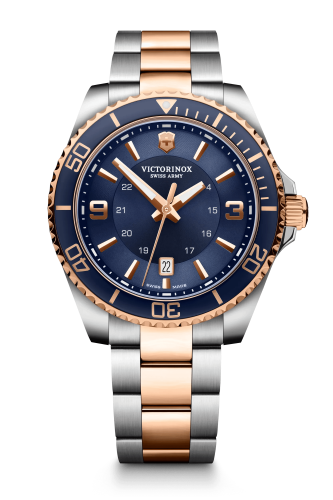 Watch - VICTORINOX Maverick 43mm SS Bracelet Blue Dial
