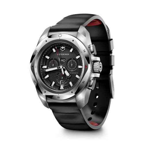 Watch - VICTORINOX I.N.O.X Chr 43 Black Rub Strap Black Dial