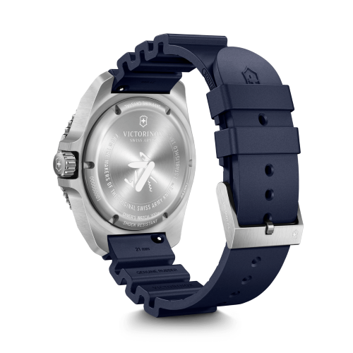 Watch - VICTORINOX Dive Pro 43mm Blue Rubber Strap (Blue)