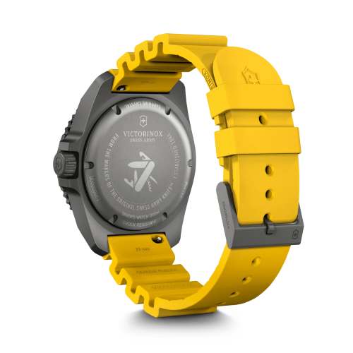 Watch - VICTORINOX Dive Pro 43mm Yellow Rubber Strap Black Dial