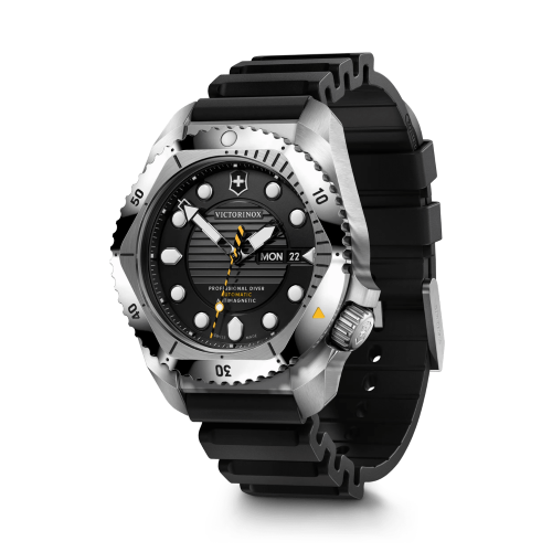 Watch - VICTORINOX Dive Pro Auto 43mm Black Rubber Strap Black Dial