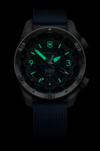 Watch - VICTORINOX Air Pro Auto 43mm Blue Dial & Strap