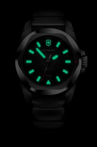 Watch - VICTORINOX I.N.O.X. 41mm Black Rubber Strap Black Dial