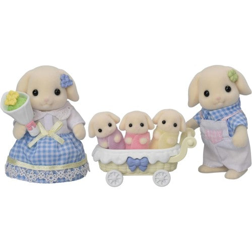 Sylvanian Families Playset - Flora Rabbit Family NET