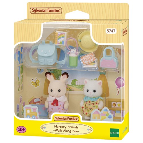 Sylvanian Families Playset - Nursery Friends Walk Along Duo