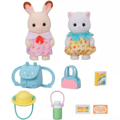 Sylvanian Families Playset - Nursery Friends Walk Along Duo
