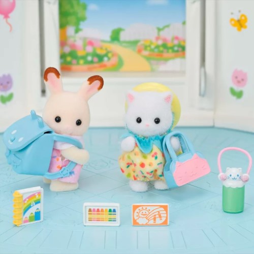 Sylvanian Families Playset - Nursery Friends Walk Along Duo