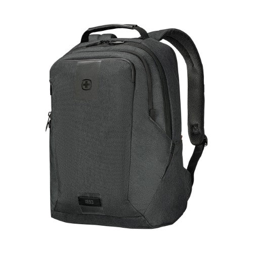 Professional 16in Laptop Backpack - WENGER MX ECO (Charcoal)