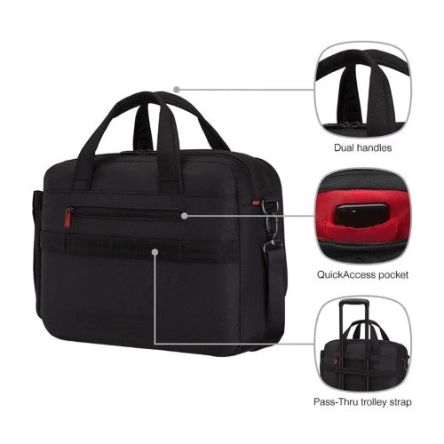 Laptop Brief - WENGER Icons Business Cosmic 14-16in (Black)