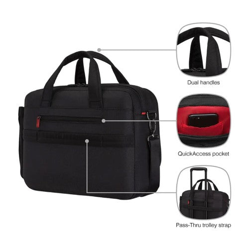 Laptop Brief - WENGER Icons Business Meteor 16-17in (Black)