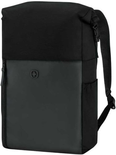 Roll Top Backpack - WENGER Urbanone (Black)