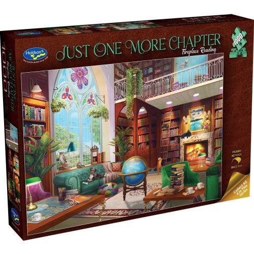 Jigsaw Puzzle - Just One More Chapter Fireplace Reading (1000 Piece)