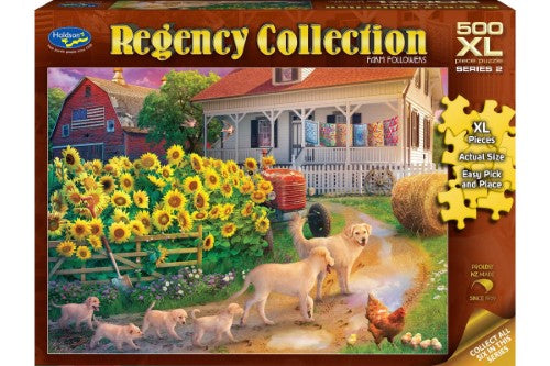 Jigsaw Puzzle - Regency Collection Series 2 Farm Followers (500 XL Piece)