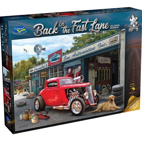 Jigsaw Puzzle - Back in the Fast Lane Old School Gearhead (1000 Piece)