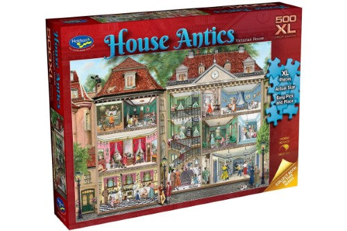 Jigsaw Puzzle - House Antics Victorian House (500pc XL)