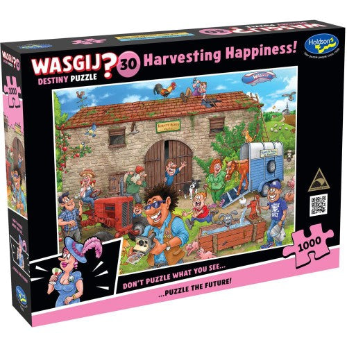 Jigsaw Puzzle - Wasgij Destiny #30 Harvesting Happiness (1000 Piece)