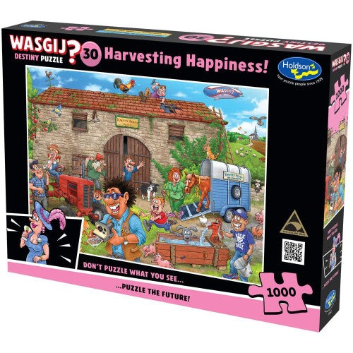 Jigsaw Puzzle - Wasgij Destiny #30 Harvesting Happiness (1000 Piece)