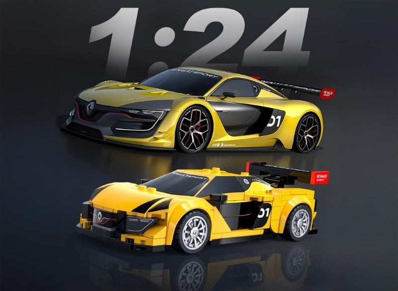 Brick Model Car Kit - CADA 1:24 RENAULT SPORT RS.01