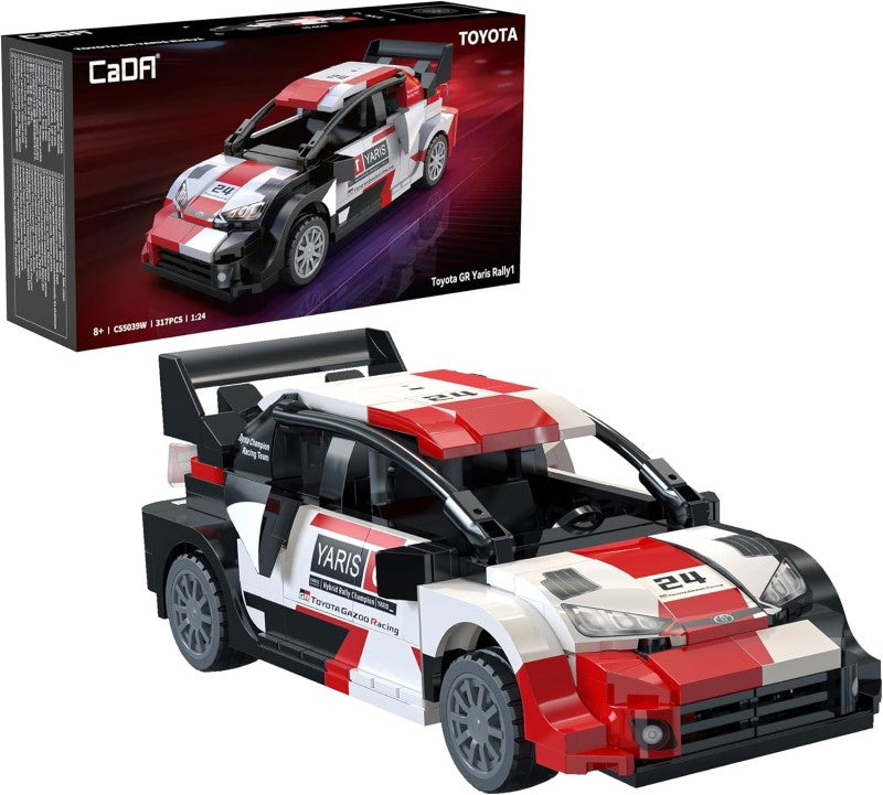 Brick Model Car Kit - CADA 1:24 TOYOTA GR YARIS RALLY CAR (LICENSED)