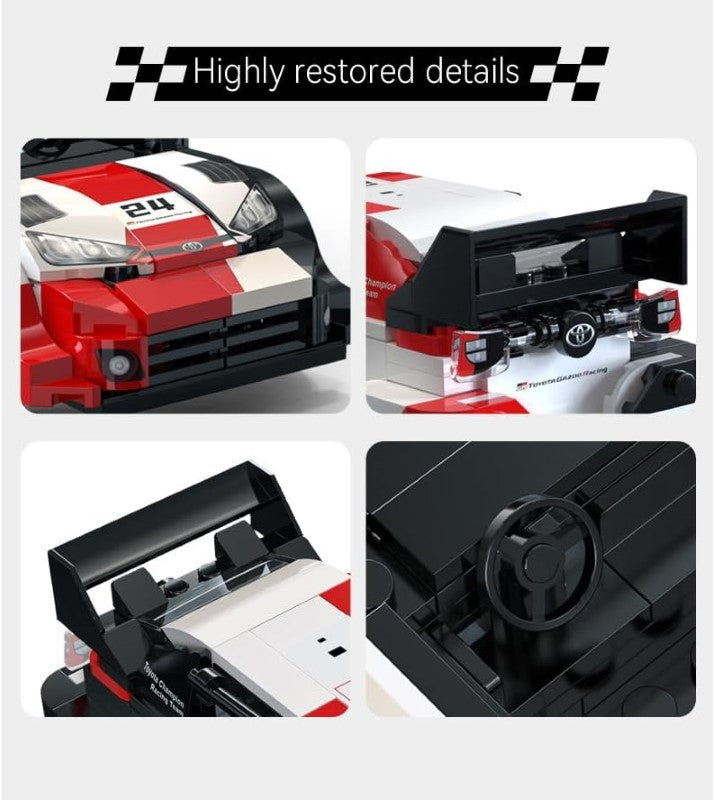 Brick Model Car Kit - CADA 1:24 TOYOTA GR YARIS RALLY CAR (LICENSED)