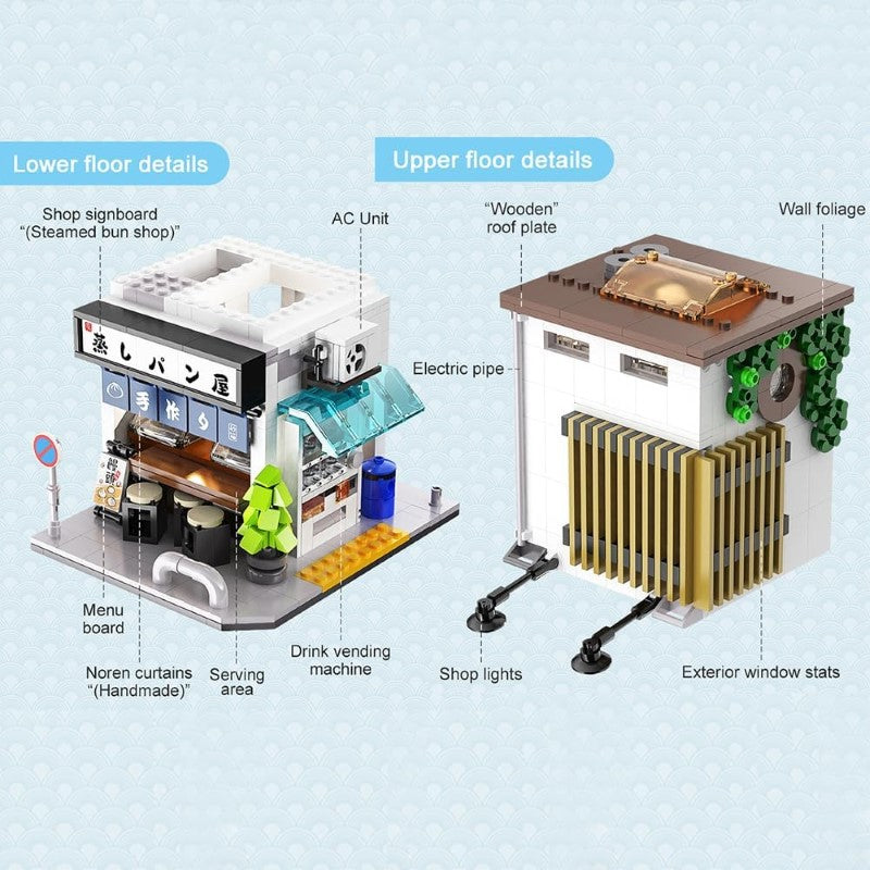 Building Model Kit - CADA JAPANESE-STYLE STEAMED BUN SHOP