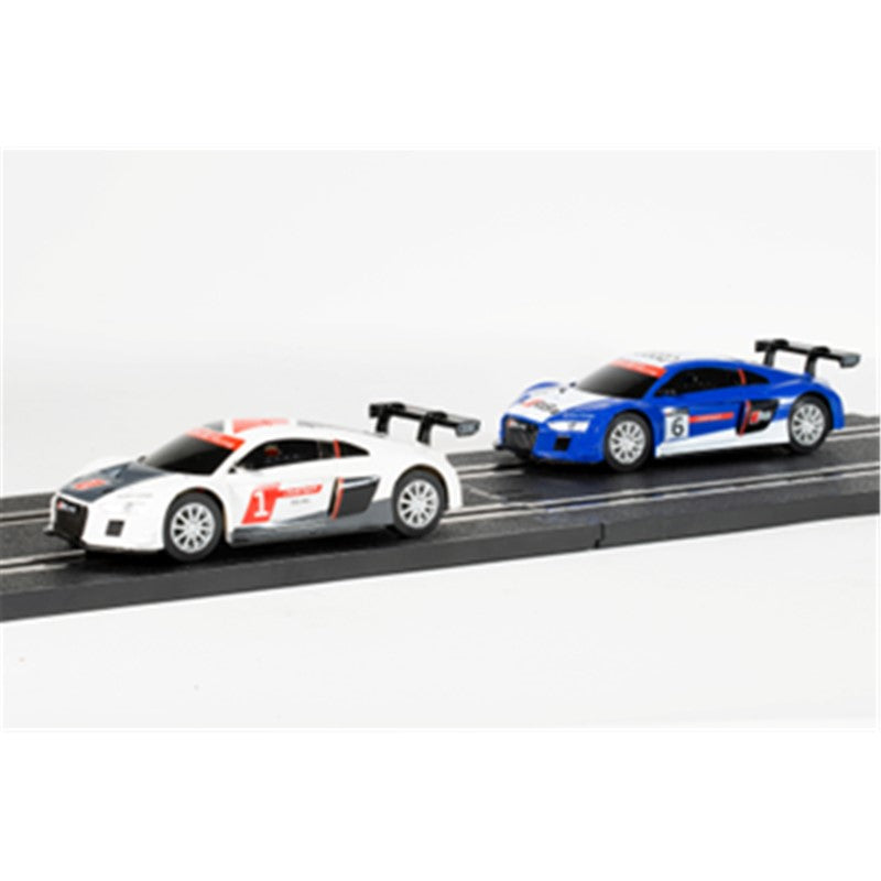 Car Race Set - SCALEXTRIC 1:43 AUDI RACERS BATTERY SET