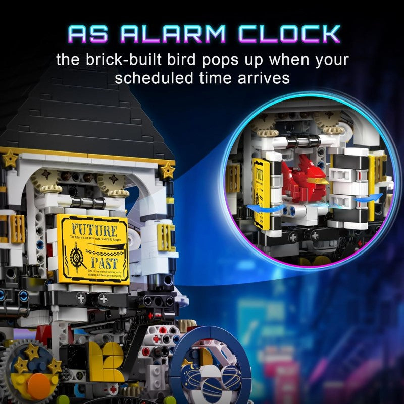 Building Block Set - Mould King CYBERPUNK CLOCK RC