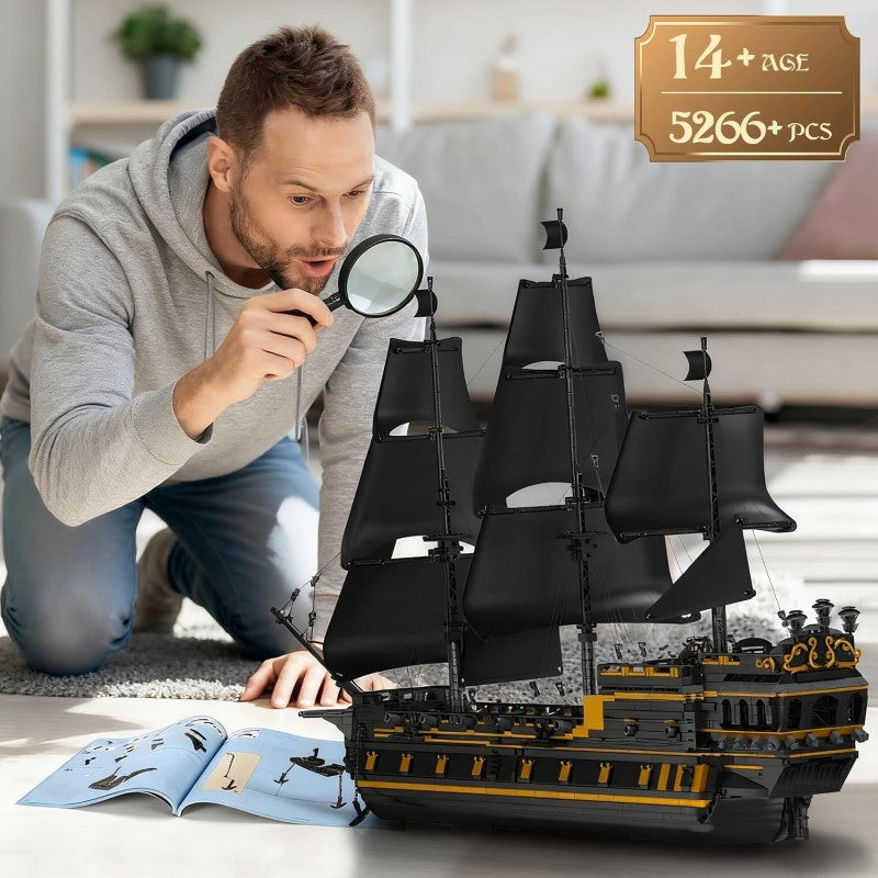 Building Model Kit - Mould King BLACK PEARL II PIRATESHIP