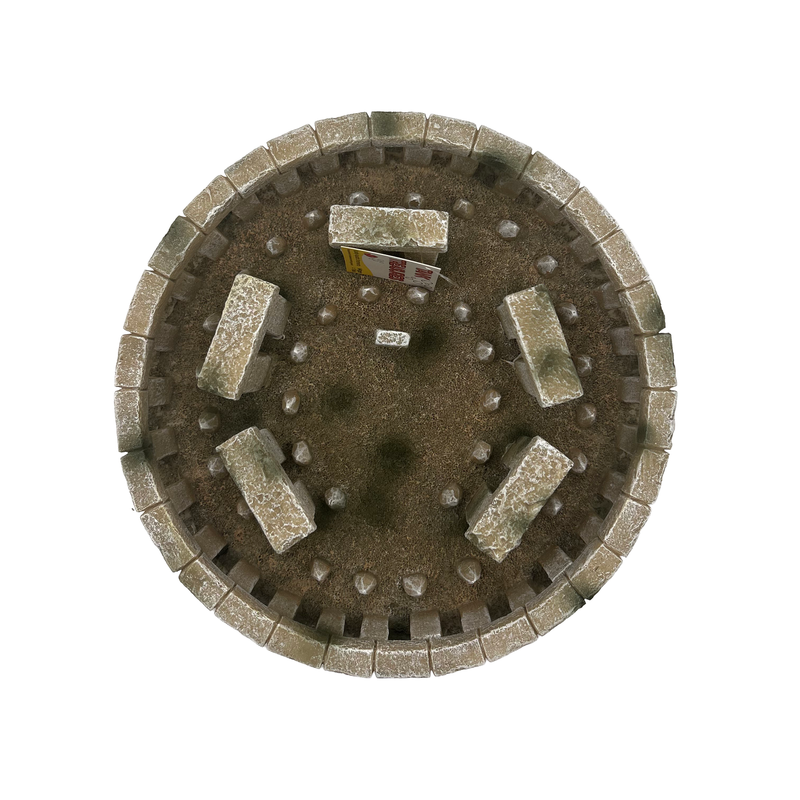 Aquatic Ornament - Prehistoric Monument (25 x 25 x 7cm)