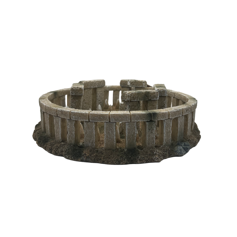 Aquatic Ornament - Prehistoric Monument (25 x 25 x 7cm)