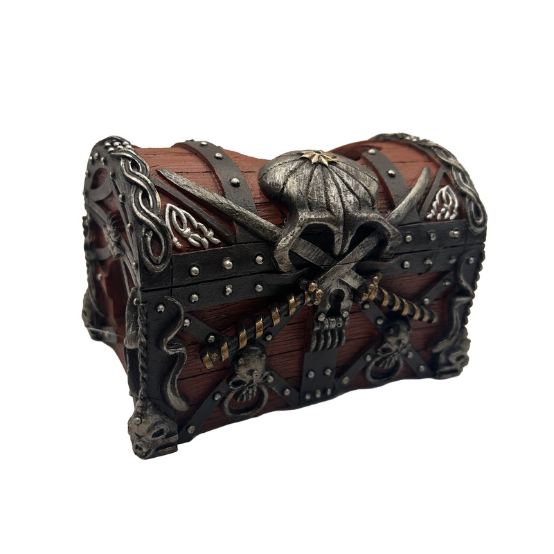 Aquatic Ornament - Treasure Chest (15 x 10 x 9cm)