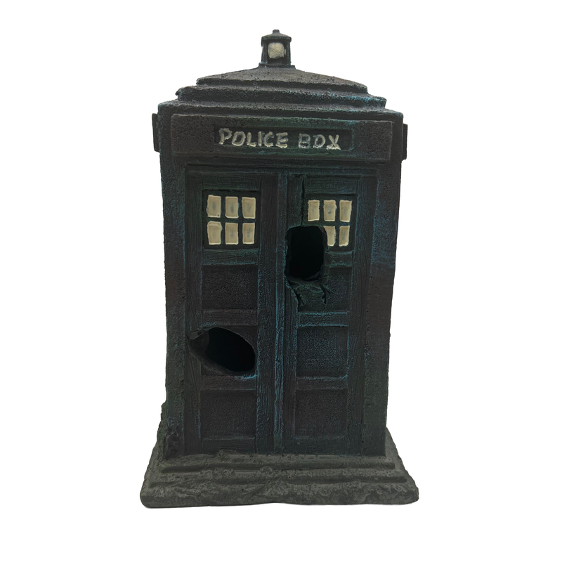 Aquatic Ornament - Police Box (11 x 10 x 17cm)