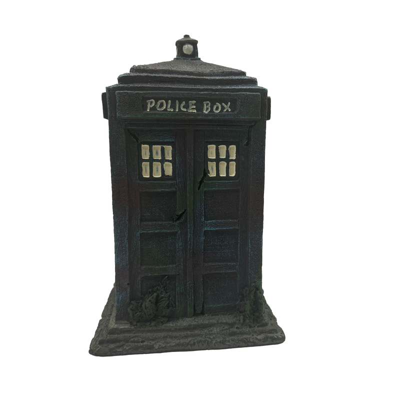 Aquatic Ornament - Police Box (11 x 10 x 17cm)