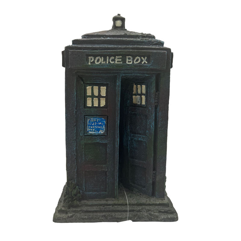 Aquatic Ornament - Police Box (11 x 10 x 17cm)