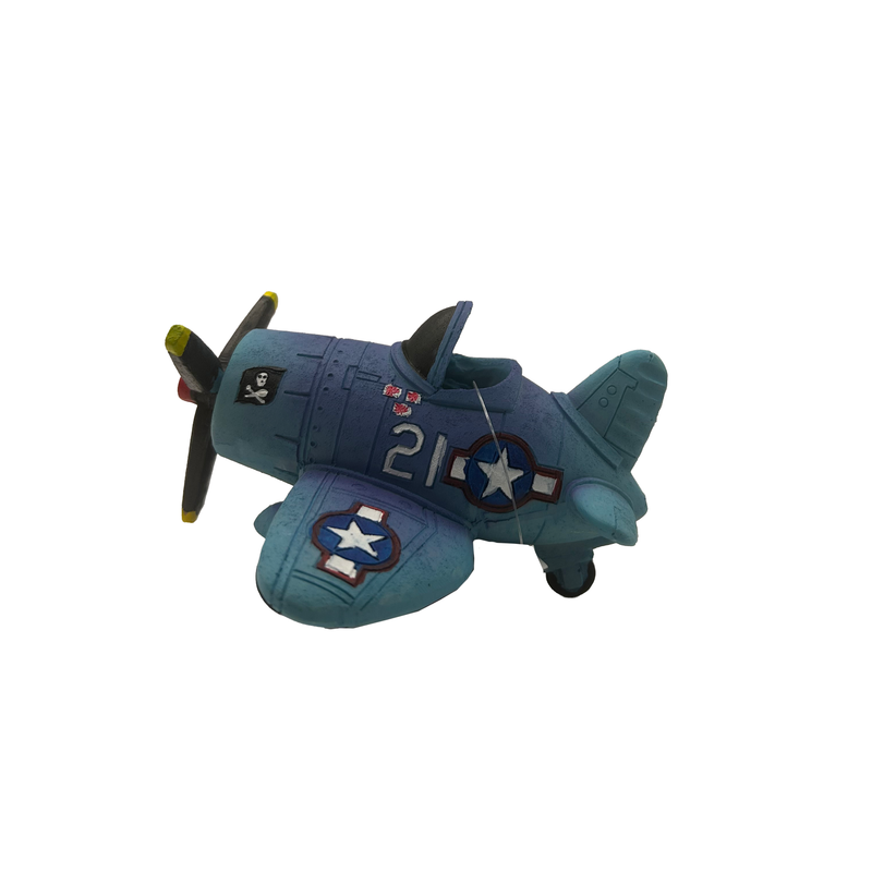 Aquatic Ornament - Retro Fighter Plane (13 x 12 x 7cm)
