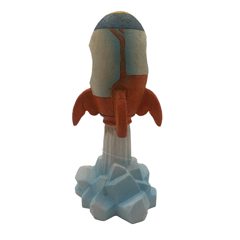 Aquatic Ornament - Launching Spaceship (7 x 7 x 16cm)