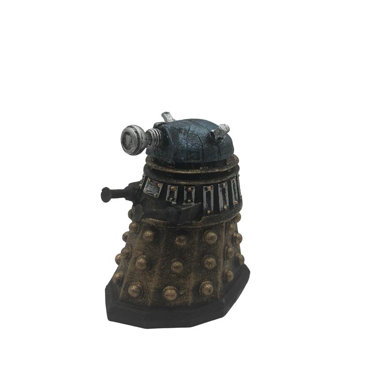 Aquatic Ornament - Sci-Fi Armoured Alien Blue (9 x 7 x 9cm)