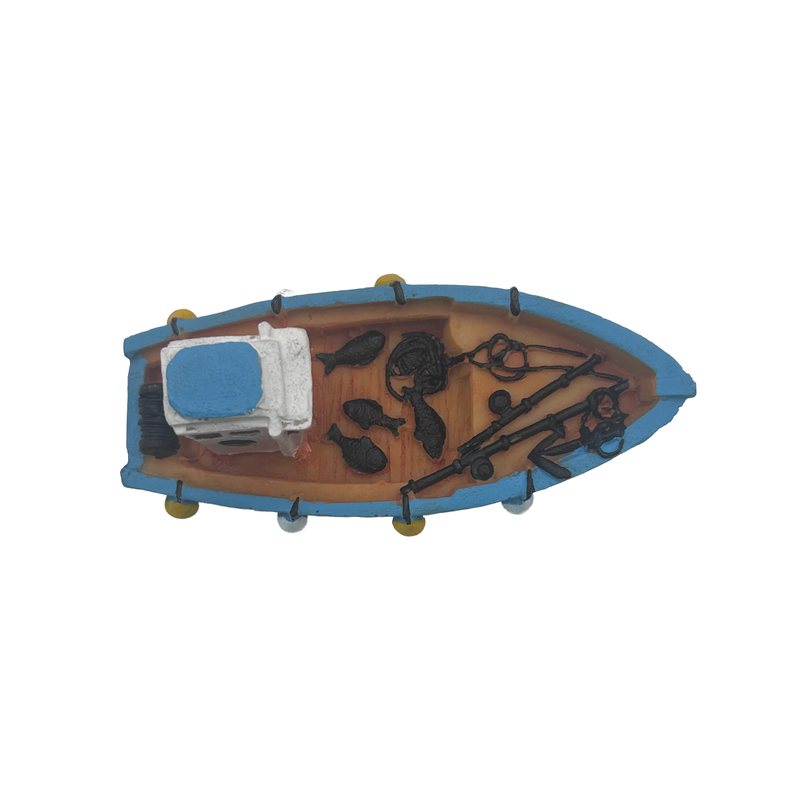 Aquatic Ornament - Tugboat/Trawler (11 x 5 x 4cm)