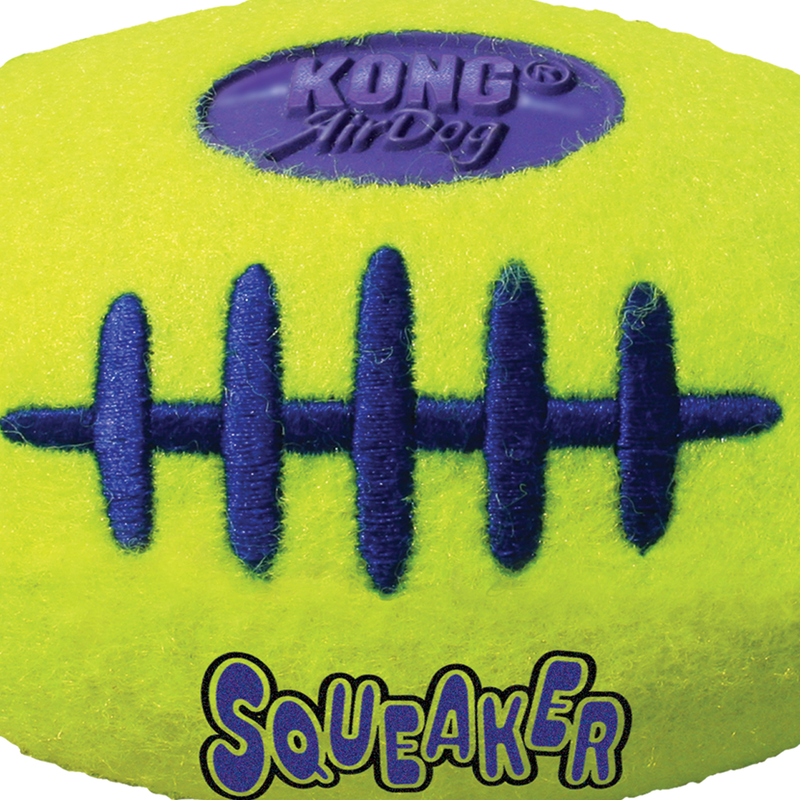 Dog Toy - KONG AirDog Squeaker Football (Large)