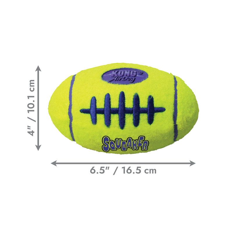 Dog Toy - KONG AirDog Squeaker Football (Large)