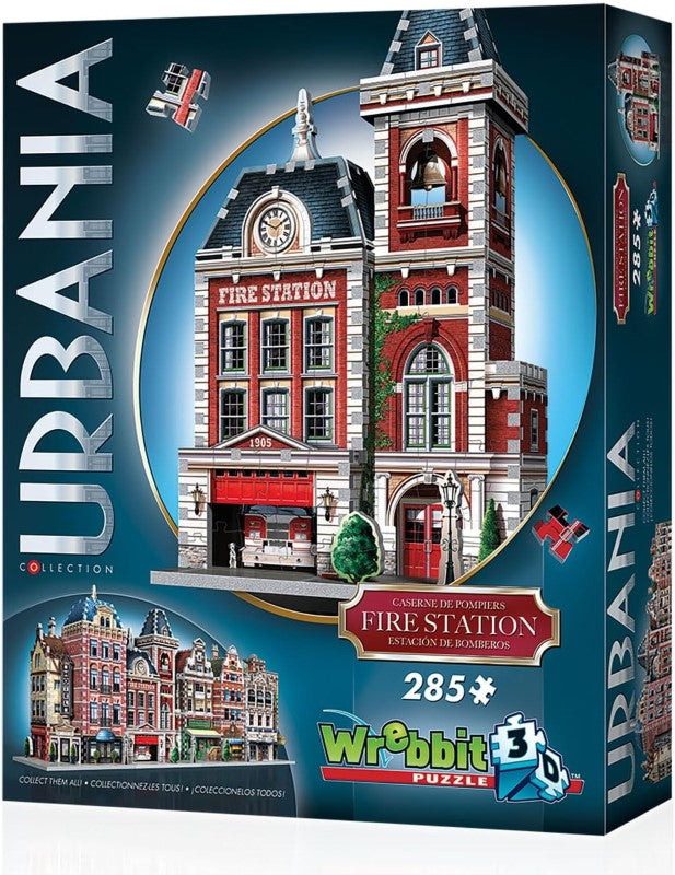 Jigsaw Puzzle - WREBBIT3D URBANIA FIRE STATION (285pcs)