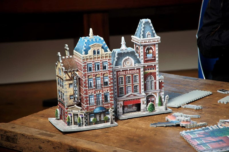 Jigsaw Puzzle - WREBBIT3D URBANIA FIRE STATION (285pcs)