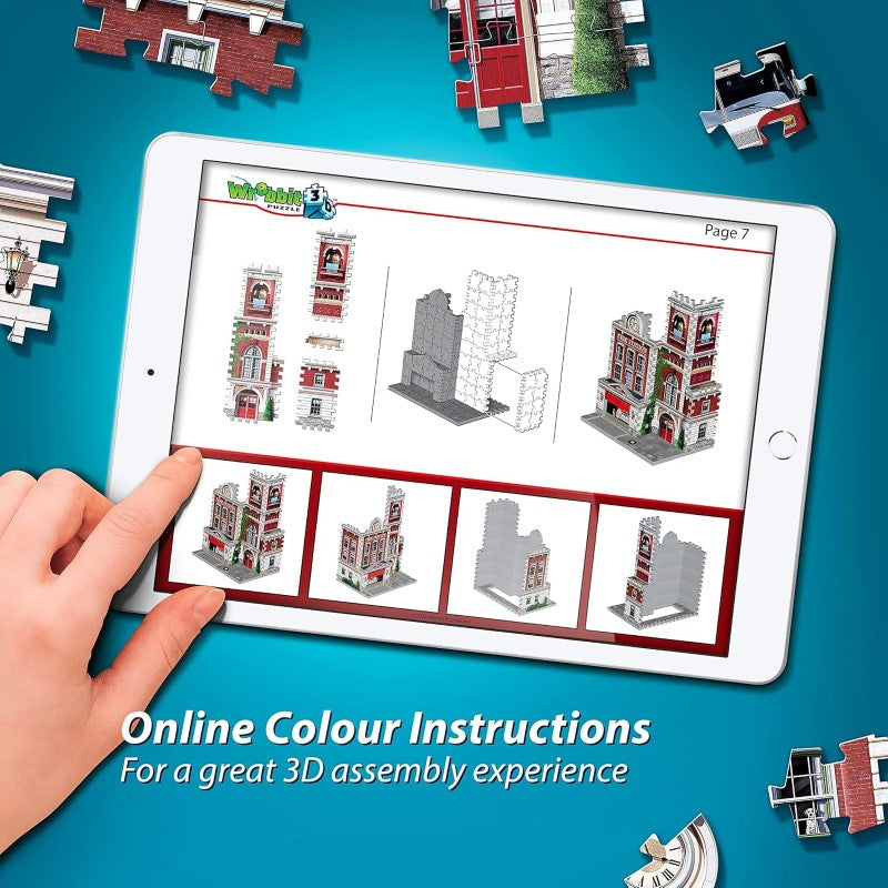 Jigsaw Puzzle - WREBBIT3D URBANIA FIRE STATION (285pcs)