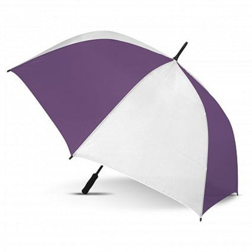 Hydra Sports Umbrella with White Panels (White / Purple)