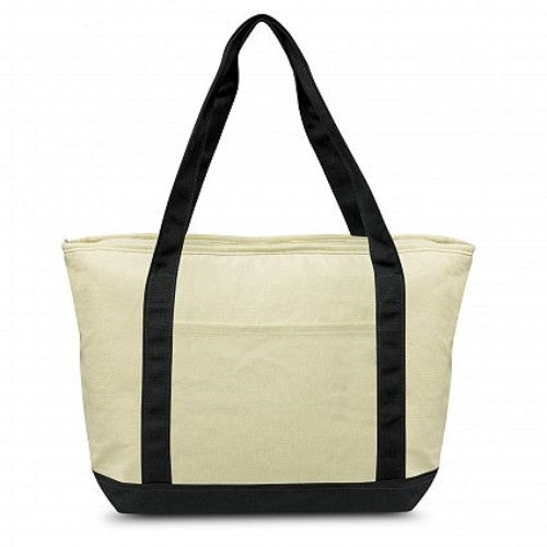 Calico Cooler Bag - Set of 10 (Natural / Black)
