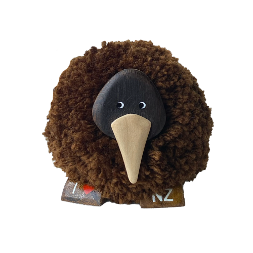 Kiwi Pompom Figurine - XL Assorted (Set of 12 Assorted)