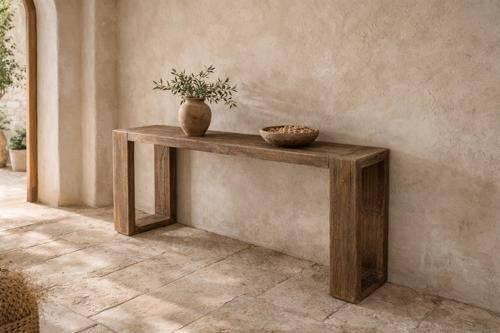 Harvest Console Table Reclaimed Elm