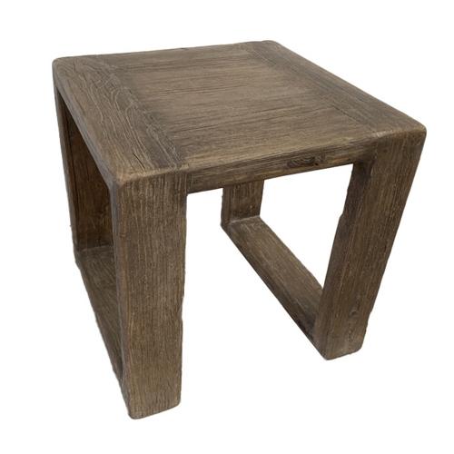 Harvest End Table Reclaimed Elm