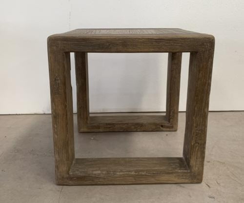 Harvest End Table Reclaimed Elm