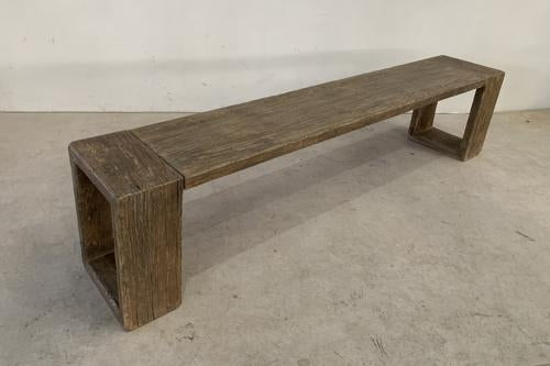 Harvest Reclaimed Elm Bench Reclaimed Elm